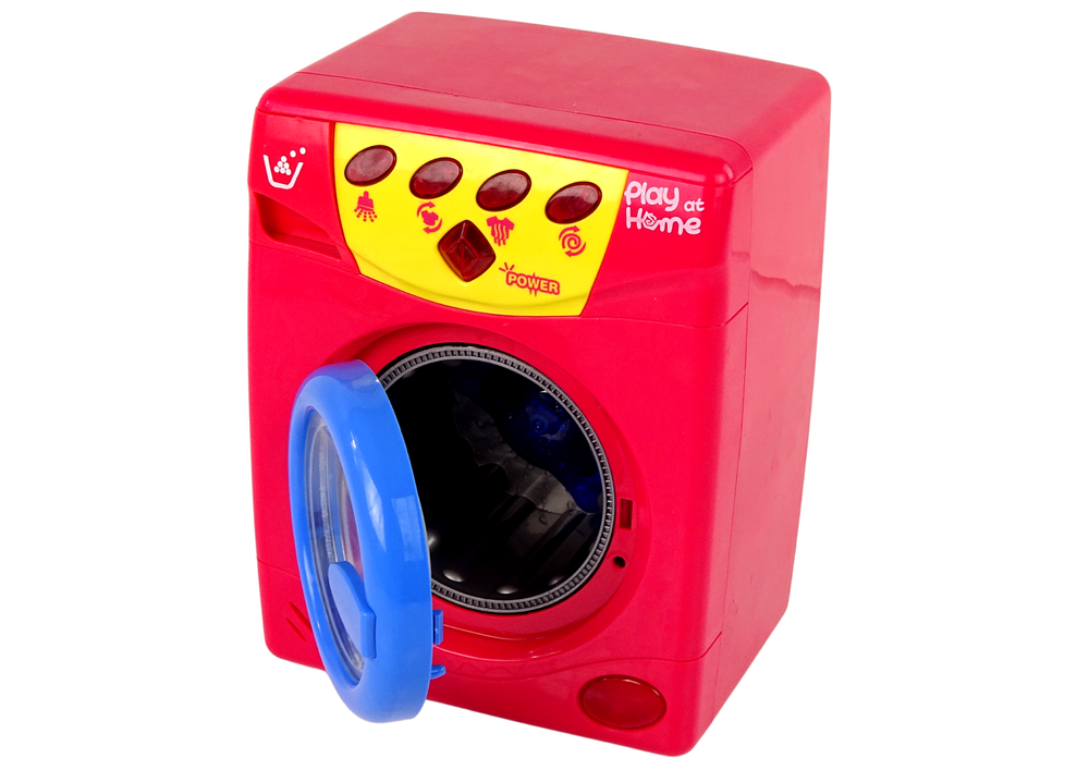 Machine à laver fonctionnant comme une vraie machine à laver effets sonores et lumineux