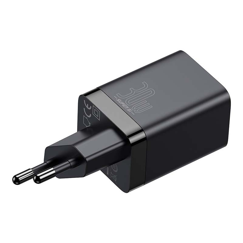 Chargeur rapide baseus super si pro 30 w noir