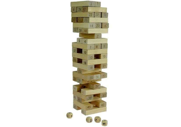 Jeu Jenga Tour en bois Ne détruisez pas !