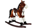 Cheval à bascule marron foncé 74 cm
