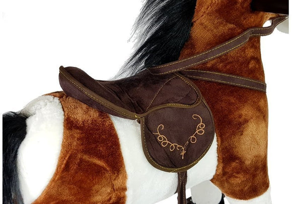 Cheval à bascule marron foncé 74 cm