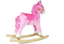 Cheval à bascule 74 cm rose