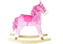 Cheval à bascule 74 cm rose