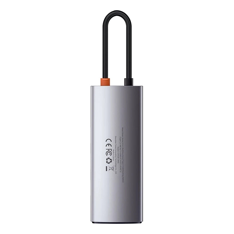 Baseus Metal Gleam Series 5in1 Multifunctional USB-C HUB Docking Station