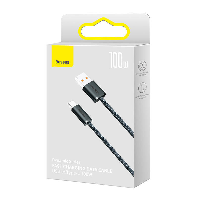 Câble Baseus Type-C Dynamic Series 100 W, 1 m, gris (CALD000616)