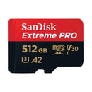 Atmiņas karte Sandisk Extreme PRO microSDXC 512GB + SD Adapter