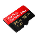 Atmiņas karte Sandisk Extreme PRO microSDXC 512GB + SD Adapter
