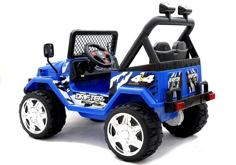 Ride On Car Jeep Raptor S618 EVA Blue