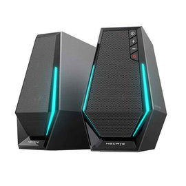 BOXE EDIFIER Gaming 2.0, RMS: 5W(2x2.5W),bass 2.5",control volum,BT/USB/AUX, sound mode:Music/Game/Movie, 12 x LED RGB, frecv. rasp 98Hz-20KHz, USB power,black, "G1500-BK" (timbru verde 0.8 lei)