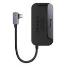 Baseus HUB for Smartphones and Tablets PadJoy 6-in-1 (USB 3.0, HDMI 2.0 4K 30Hz, Type-C female 100W, SD/TF reader, 3.5 mm Jack Socket) with Type-C output, Gray (WKWJ000113)