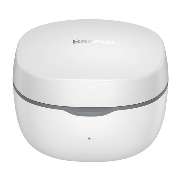 CASTI Baseus Encok WM01, true wireless, intraauriculare - butoni, pt smartphone, microfon pe casca, conectare prin Bluetooth 5.0, alb "NGTW240002" (timbru verde 0.18 lei) - 6932172611941