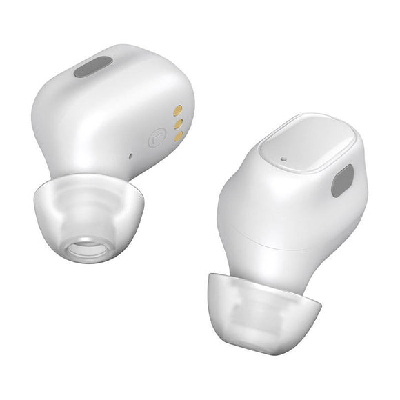 CASQUE ÉCOUTEURS Baseus Encok WM01, True Wireless, intra-auriculaire - boutons, pour smartphone, microphone sur le casque, connexion via Bluetooth 5.0, blanc "NGTW240002" (tampon vert 0,18 lei) - 6932172611941
