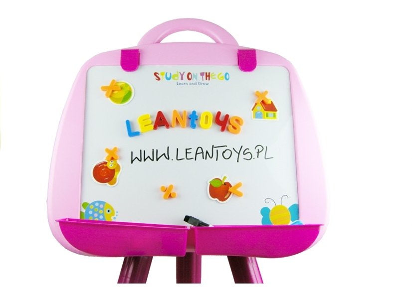 Tableau blanc magnétique effaçable avec lettres et chiffres