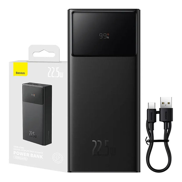 Baseus Star-Lord Powerbank USB / USB-C / 22.5W / 30000mAh