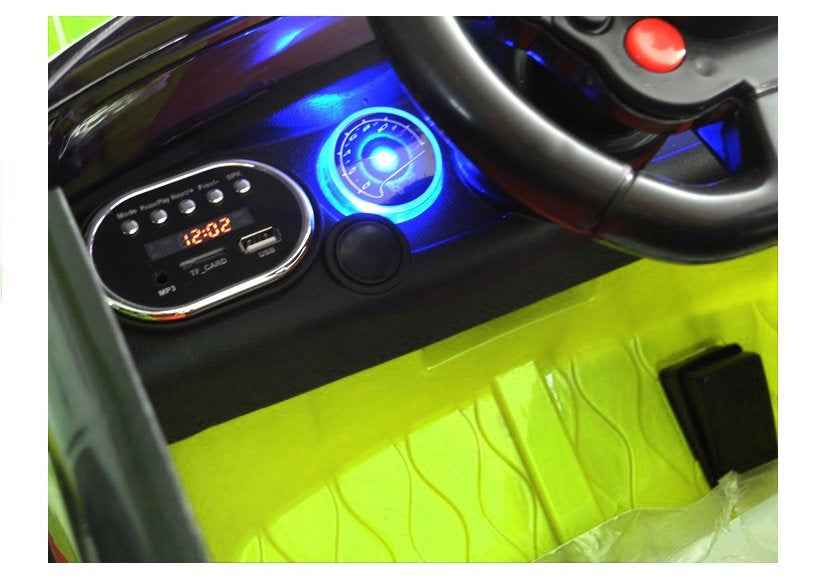 HL1638 Vert - Voiture électrique à enfourcher