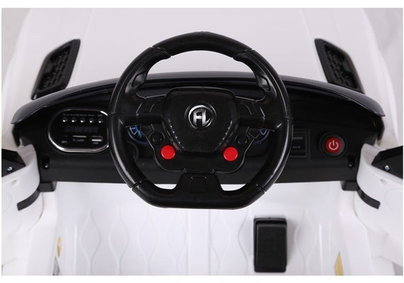 HL1638 Electric Ride On Car - White