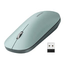 SOURIS Ugreen, "MU001" PC ou NB, sans fil 2,4 GHz, optique, 3/1 boutons/défilement, 4000 dpi, verte "90374" (tampon vert 0,18 lei) - 6957303893744