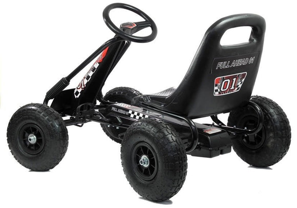A-15 Go-Cart Black Pumped Wheels