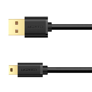 Ugreen USB cable - mini USB US132 1m (black)