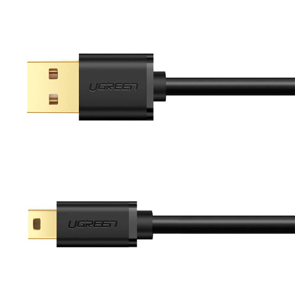 Ugreen USB cable - mini USB US132 1m (black)