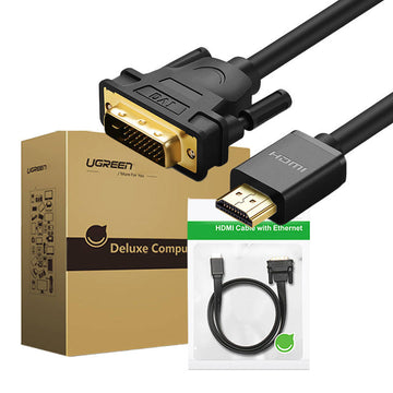 Ugreen HD106 DVI 24+1 pin/HDMI FHD 60Hz 1.5m cable (black)