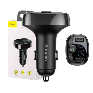 Baseus T-Typed Car FM Transmitter 3.4A / USB Flash / SD / Bluetooth