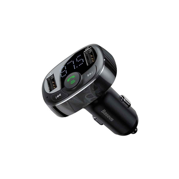 Baseus T-Typed Car FM Transmitter 3.4A / USB Flash / SD / Bluetooth