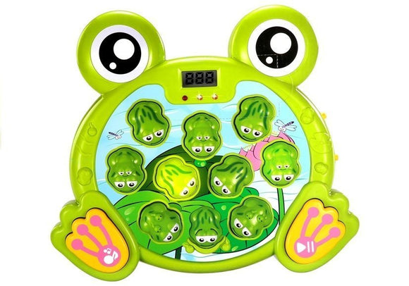 Glowing Frogs with a Hammer Arcade Game
