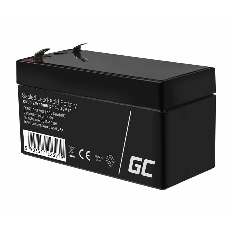 Batterie UPS Green Cell AGM17 plomb-acide scellée (VRLA) 12 V 1,2 Ah