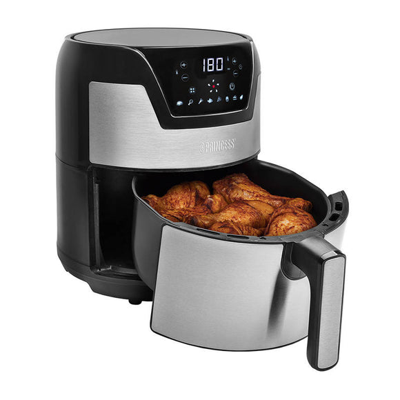Princess | Digital Airfryer XXL | 182026 | Power 1500 W | Capacity 4.5 L | Black/Stainless Steel
