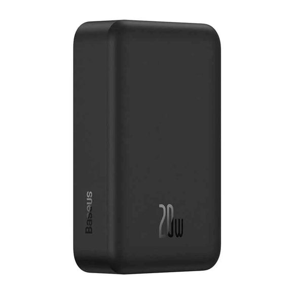 Baseus Magnetic Mini Powerbank Wireless charging 20000 mAh 20 W Black