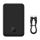 Baseus Magnetic Mini Powerbank Wireless charging 20000 mAh 20 W Black