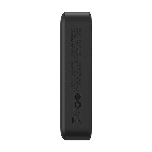 Baseus Magnetic Mini Powerbank Wireless charging 20000 mAh 20 W Black