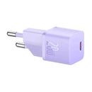 INCARCATOR retea Baseus Mini, GaN5 Fast Charger 20W, 1 x USB Type-C, violet "CCGN050105" (timbru verde 0.18 lei) - 6932172625344