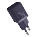 INCARCATOR retea Baseus Mini, GaN5 Fast Charger 30W, 1 x USB Type-C 5V/3A, mov "CCGN070705" (timbru verde 0.18 lei) - 6932172624460-8