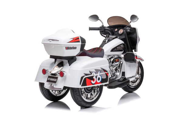 Goldwing  Three-Wheeled Battery Motorcycle White