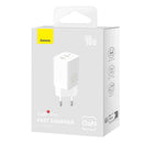 INCARCATOR retea Baseus GaN5 Pro, Quick Charge 40W, 2 x USB Type-C, alb "CCGP180102" (timbru verde 0.18 lei) - 6932172627911