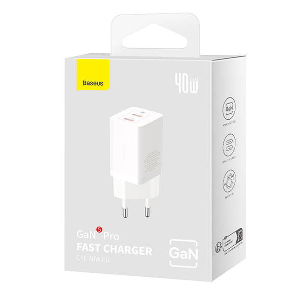 Chargeur Baseus Gan5 42x USB-C 40W