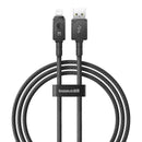 Baseus Unbreakable USB A to iP cable 1 m 5V-2.4A Black