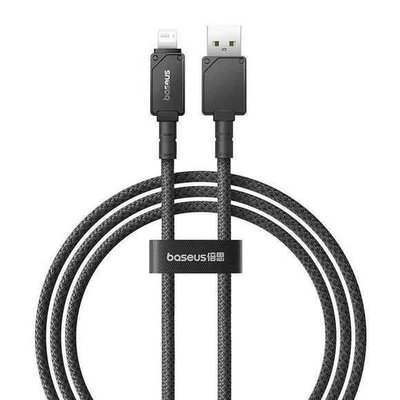 Baseus Unbreakable USB A to iP cable 1 m 5V-2.4A Black