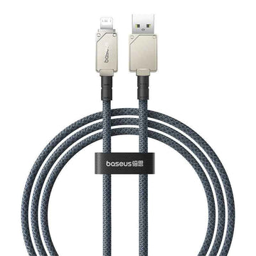 Baseus Unbreakable USB A to iP cable 1 m 5V-2.4A White