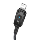 Baseus Unbreakable USB A to iP cable 2 m 5V-2.4A Black