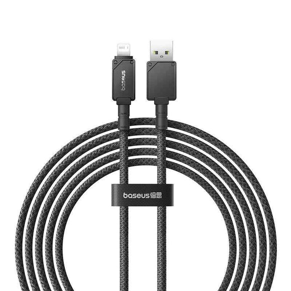 Baseus Unbreakable USB A to iP cable 2 m 5V-2.4A Black