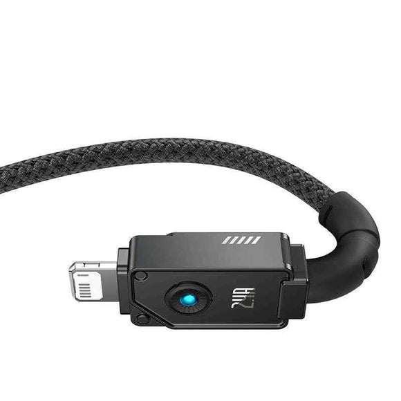 Baseus Unbreakable USB A to iP cable 2 m 5V-2.4A Black
