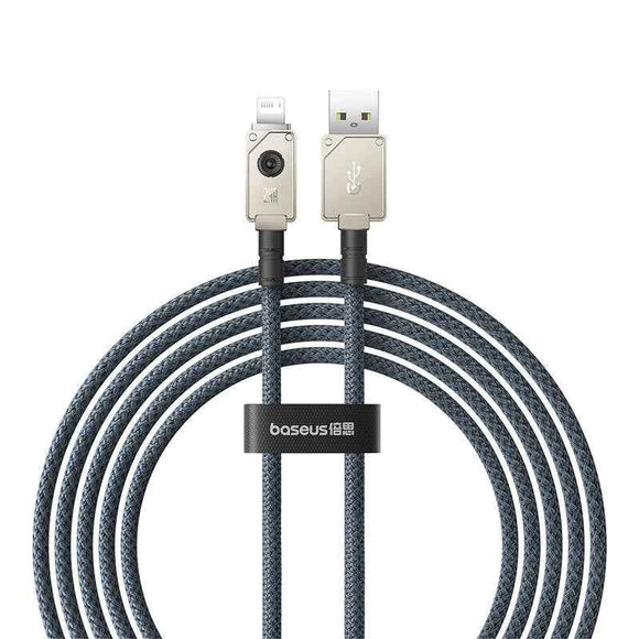 Baseus Unbreakable USB A to iP cable 2 m 5V-2.4A White
