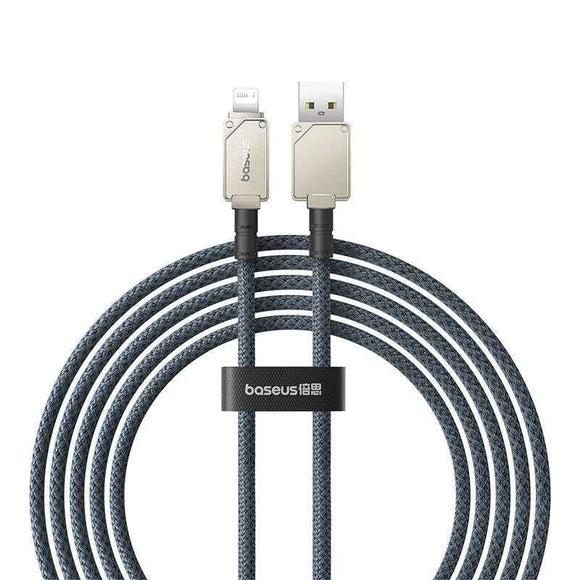 Baseus Unbreakable USB A to iP cable 2 m 5V-2.4A White