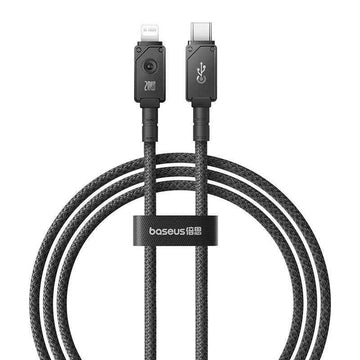 Baseus Unbreakable USB C to iP cable 1 m 20 W Black