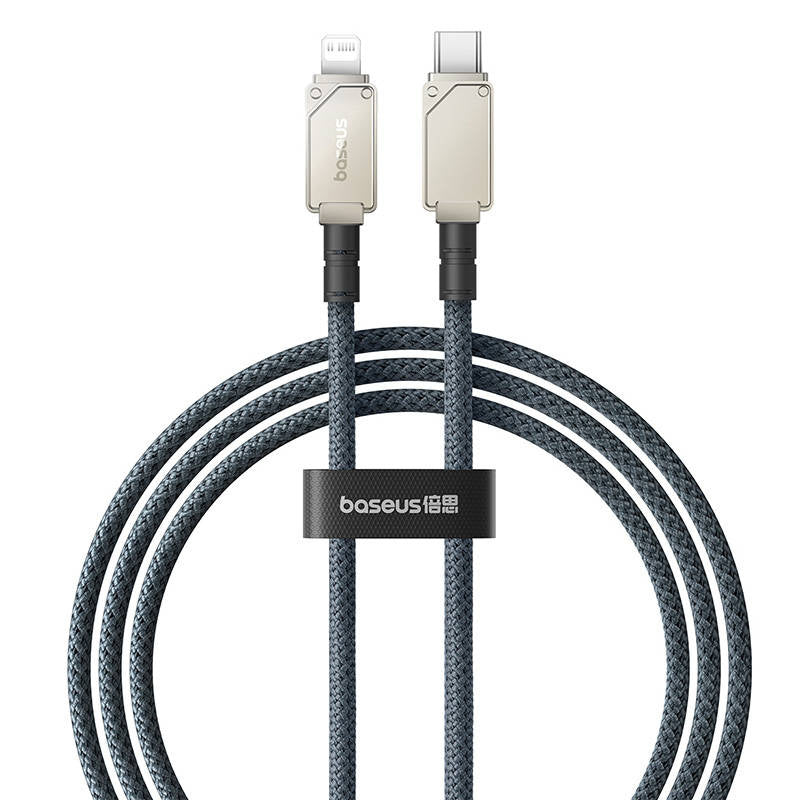 Baseus Unbreakable USB C to iP cable 1 m 20 W White
