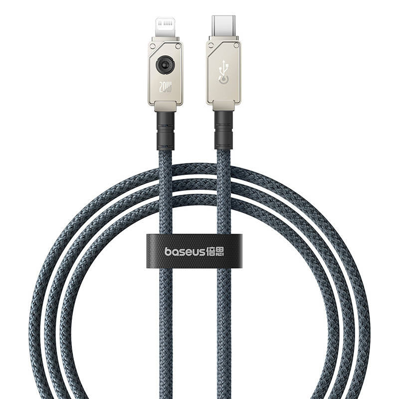 Baseus Unbreakable USB C to iP cable 1 m 20 W White