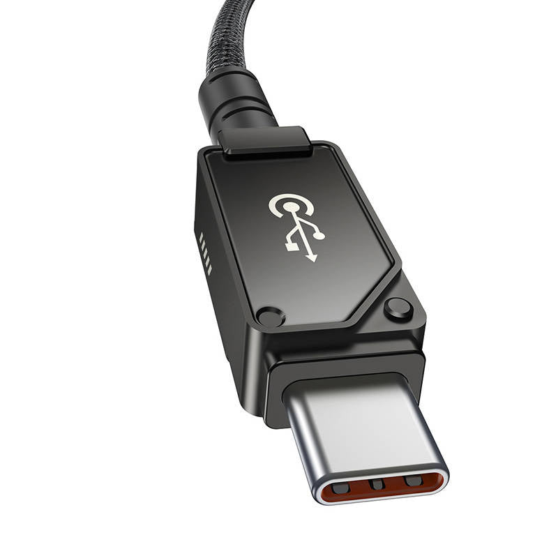 Baseus Unbreakable USB C to iP cable 2 m 20 W Black